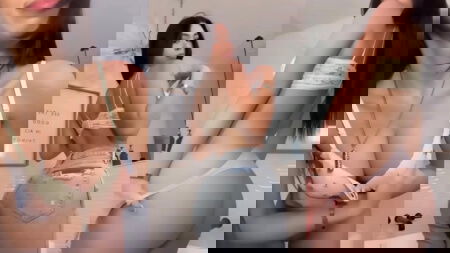 Aishah Sofey Sexy Green Crop Top Striptease Video Leaks